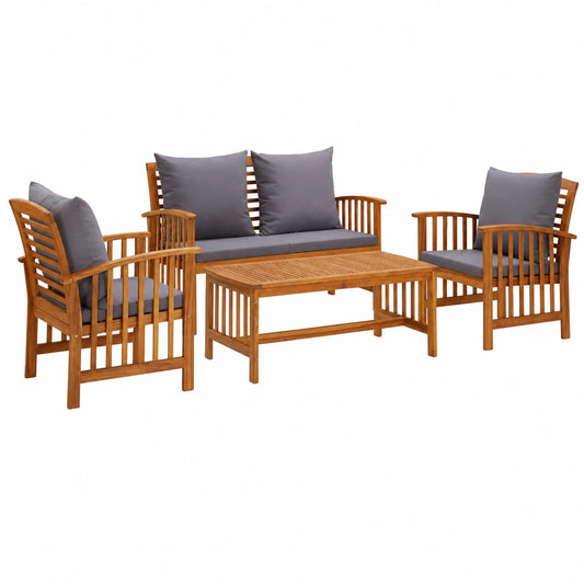 Salon de jardin, 4 pièces, pour la terrasse ou le jardin